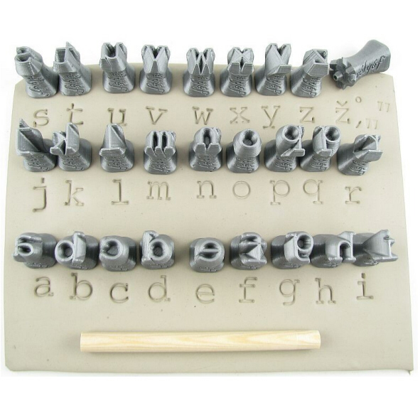 Fichier STL Alphabet et Chiffres Tampons pour lettres écrites à la main, Argile polymère Poterie Céramique Accessoires Tampons l DIY Tools Supplies, ALPHABET, NUMÉROS